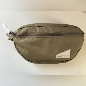 NWT No Reception The Sidekick Olive Belt Diaper Bag